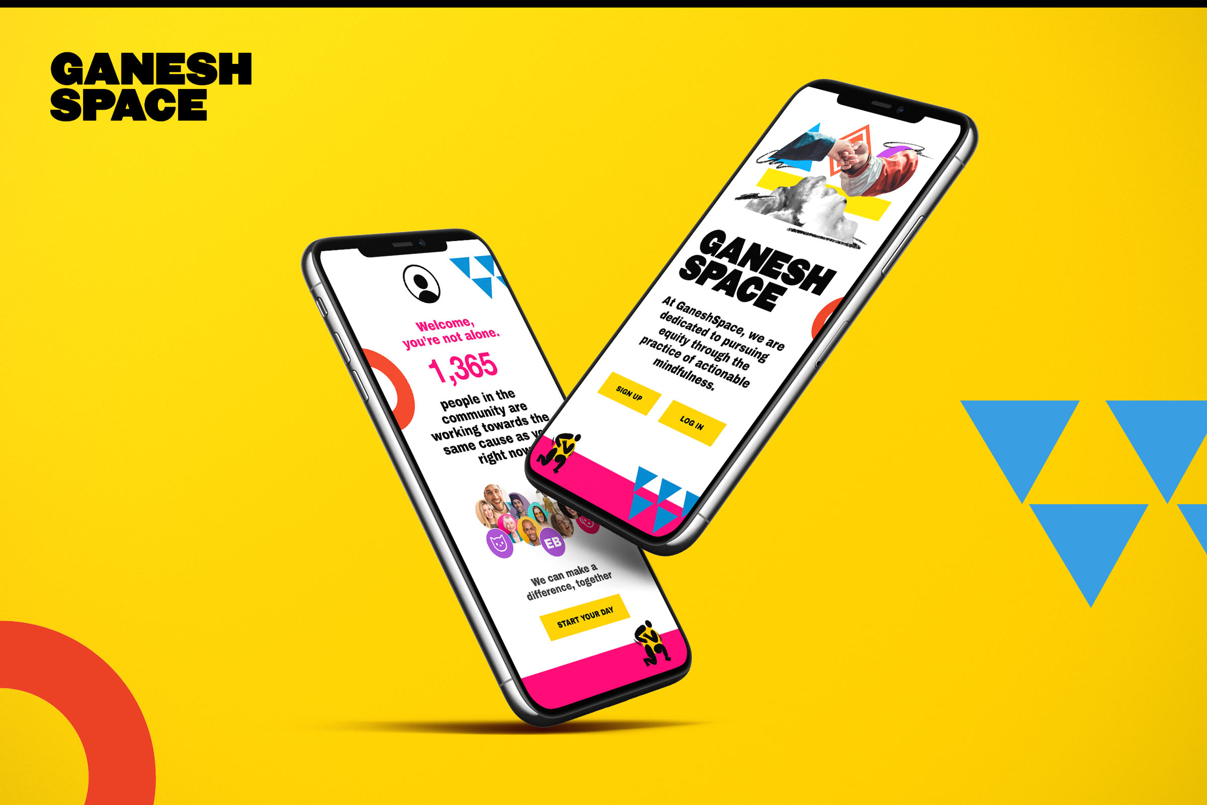 GaneshSpace - Welcome screens